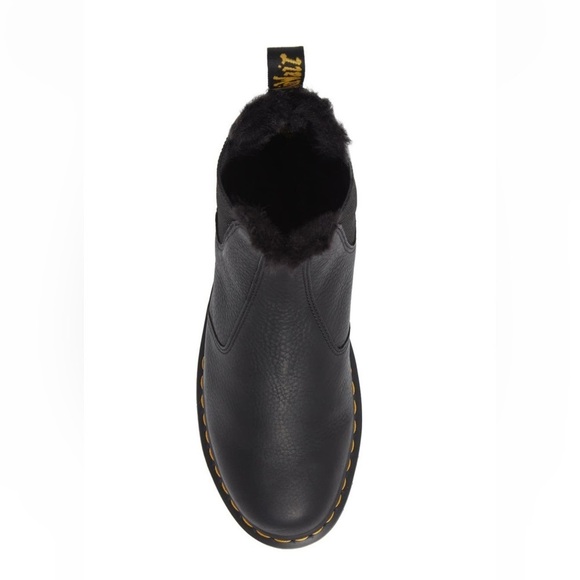 Dr. Martens Faux fur lined ambassador boots in black New in Box - Picture 5 of 7